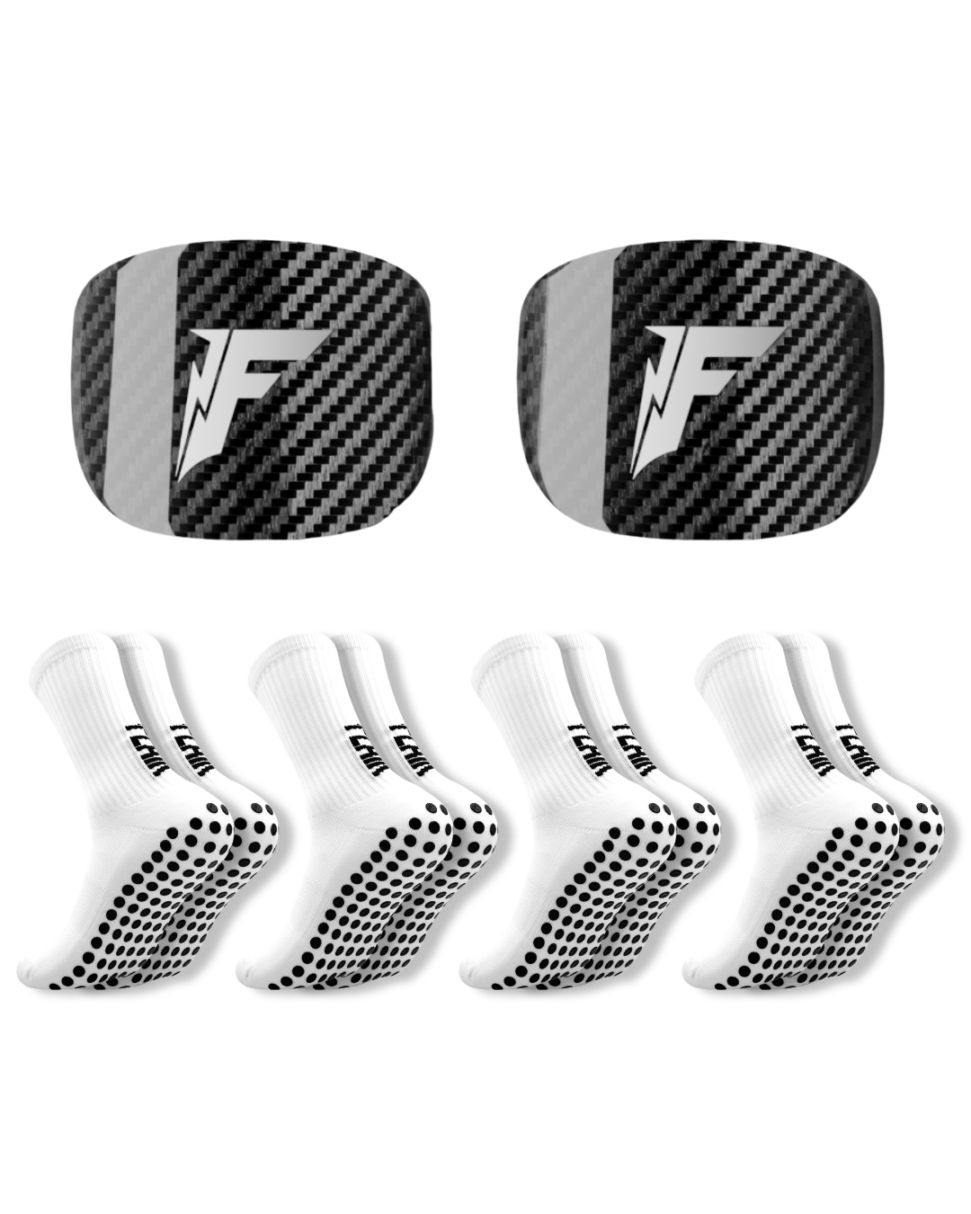 Pacchetto parastinchi in carbonio