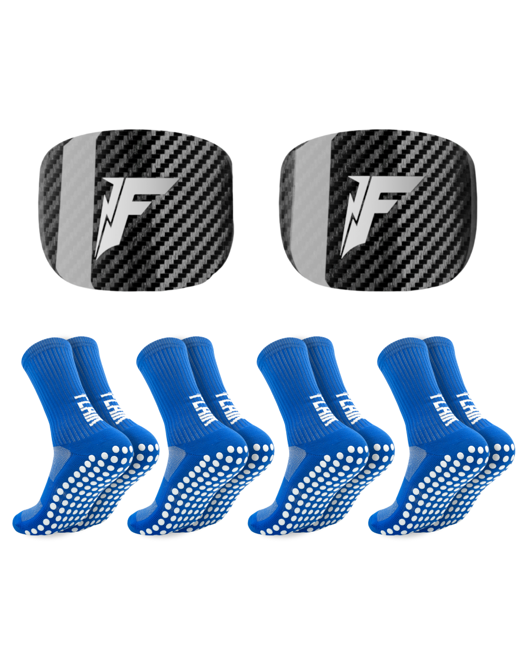 Carbon Schienbeinschoner-Paket