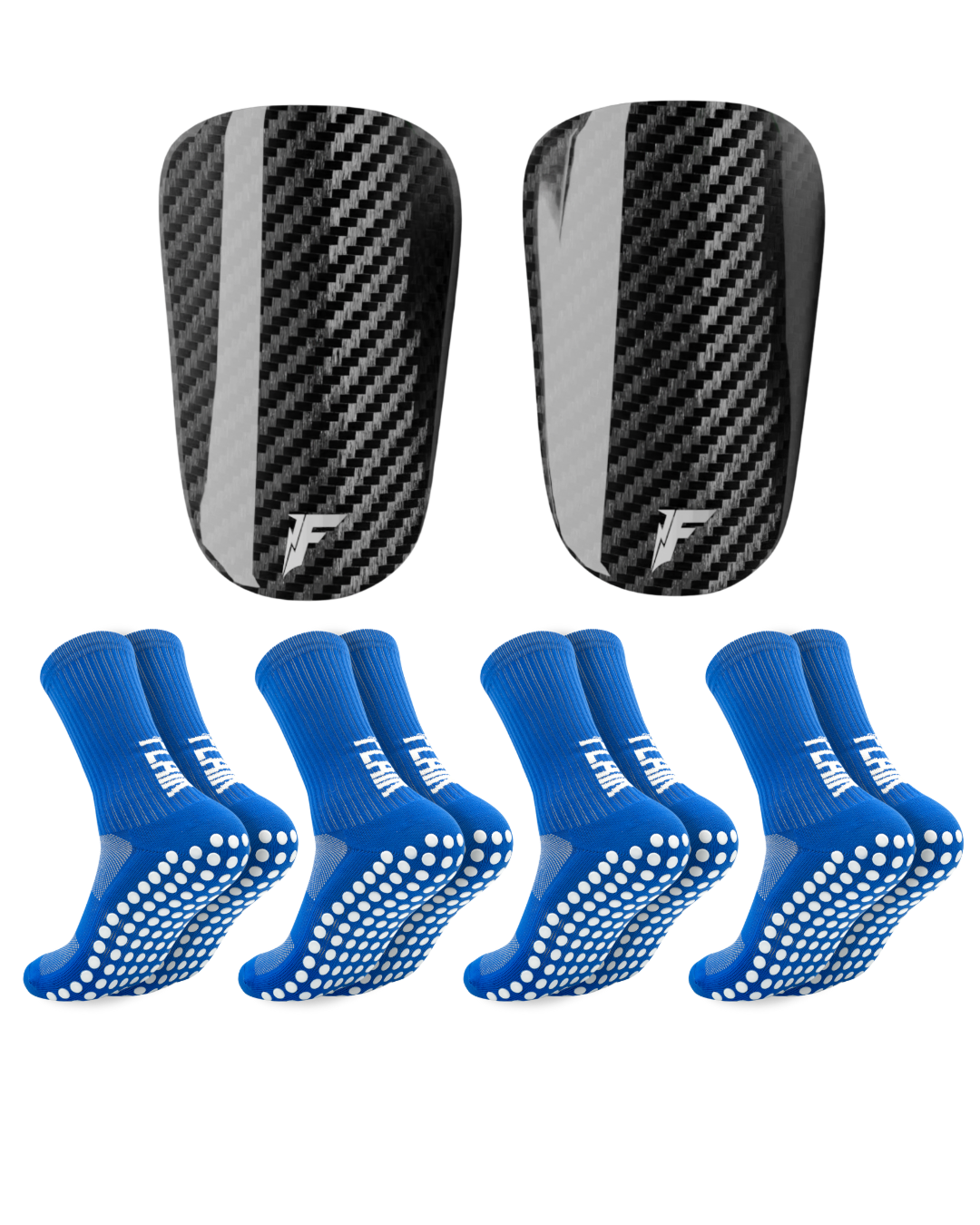 Carbon Schienbeinschoner-Paket