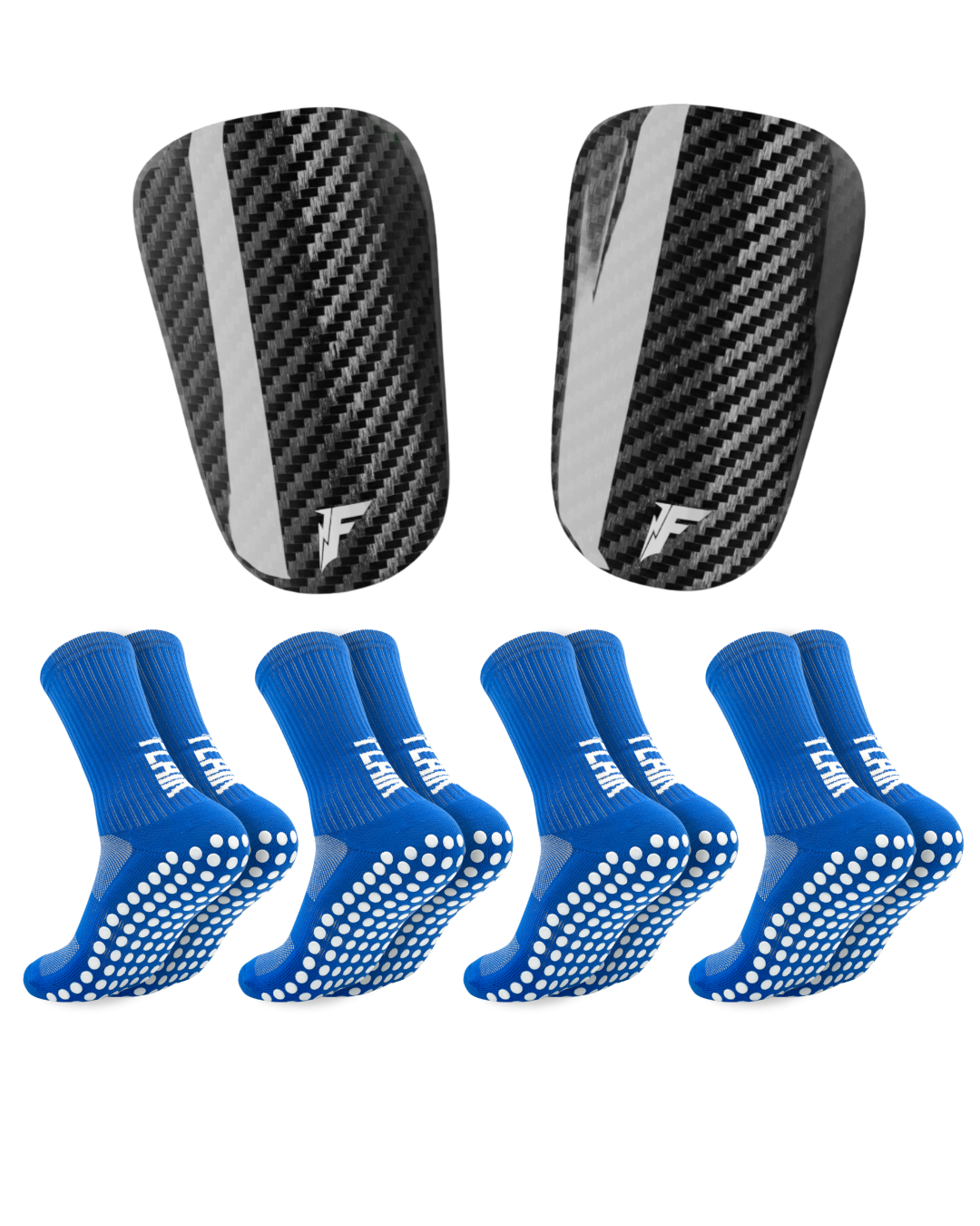 Carbon Schienbeinschoner-Paket