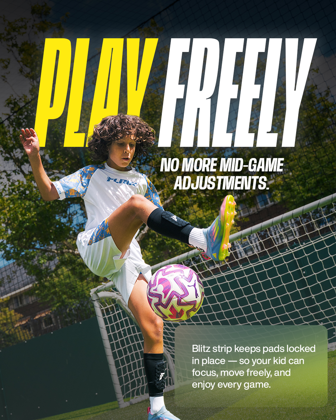 Integrierte Schienbeinschoner für Kinder