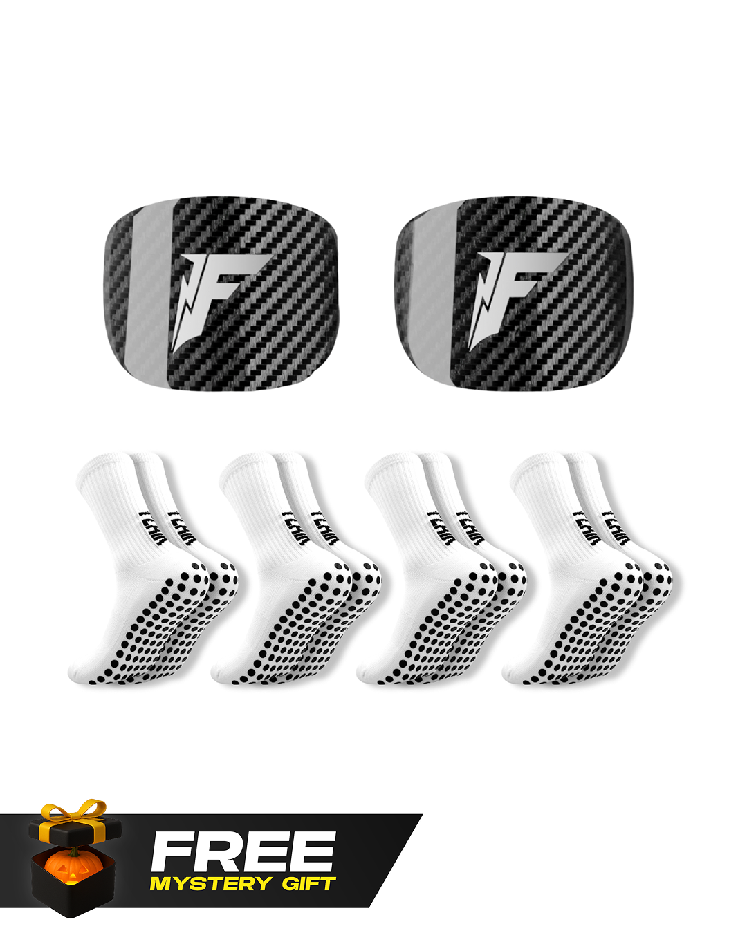 Carbon Schienbeinschoner-Paket