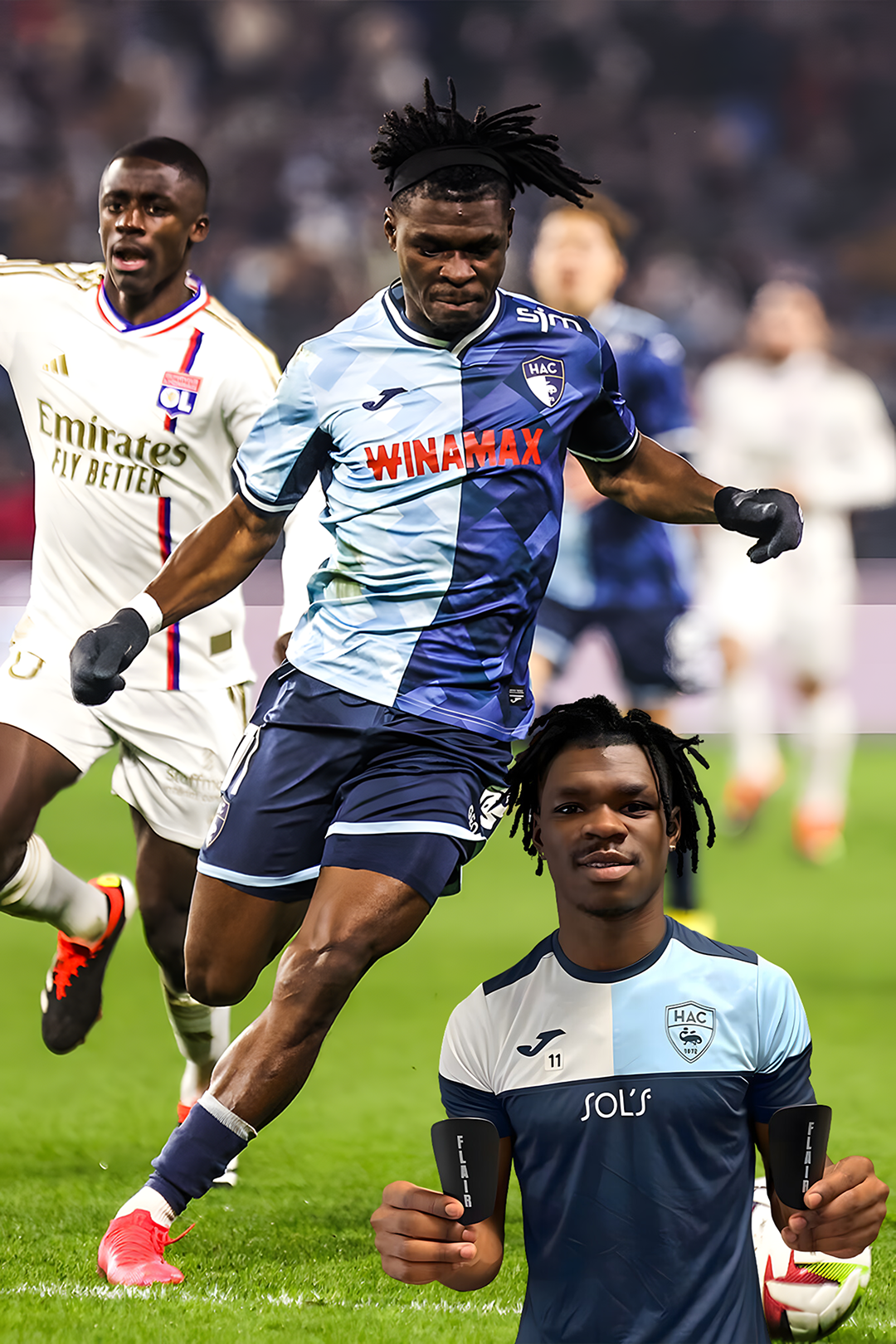 Ligue 1 player wearing FLAIR