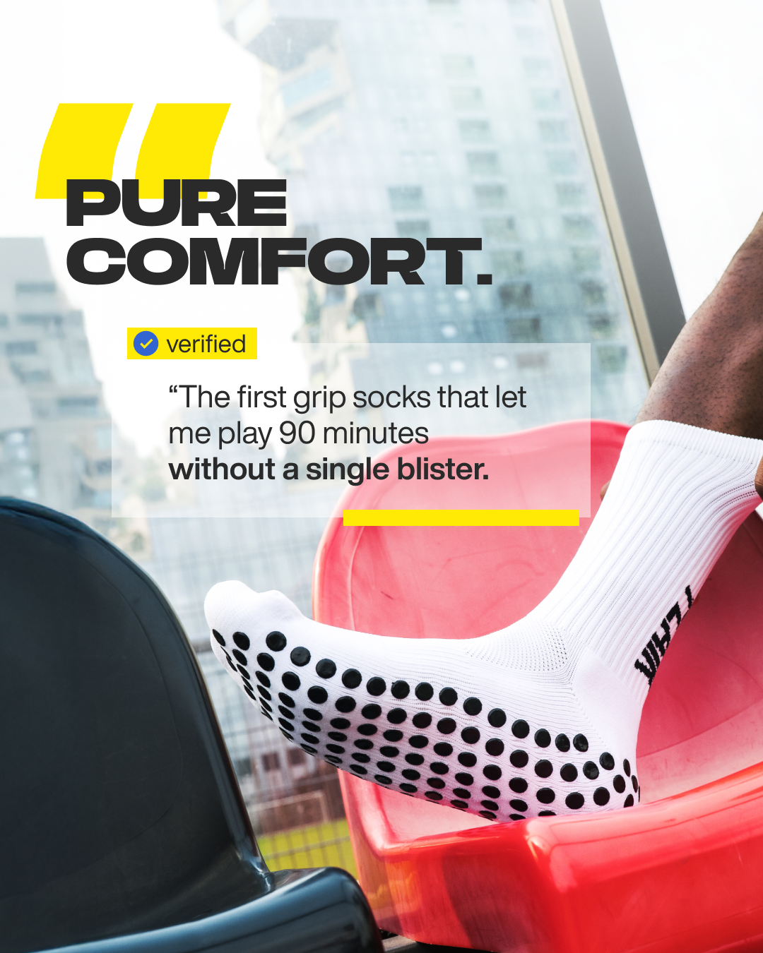 6-Pack - Pro Grip Socks