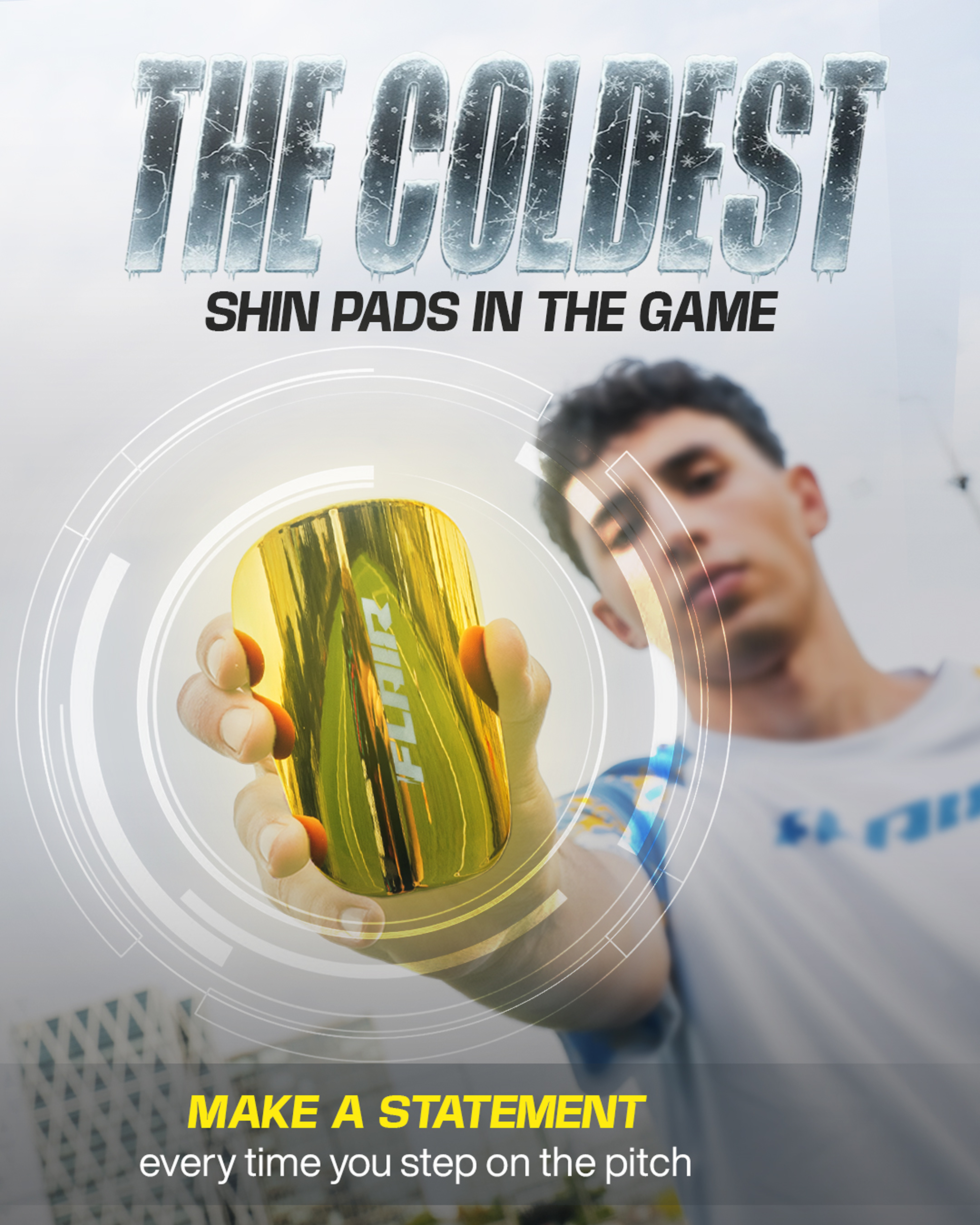 Gouden scheenbeschermers