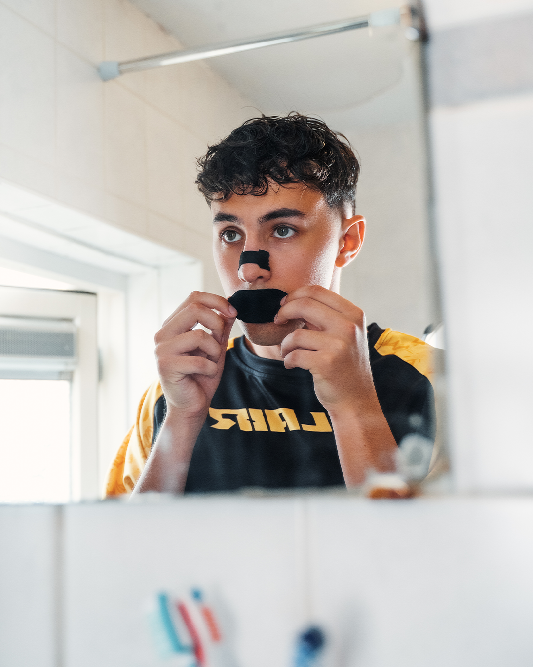 Ruban adhésif pour la bouche