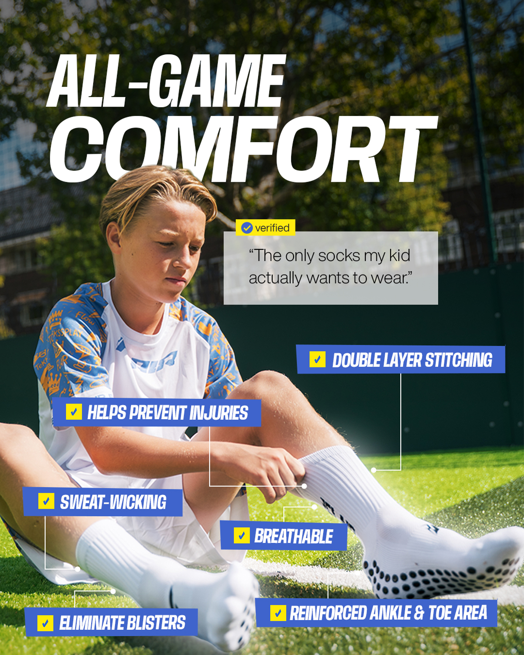 Kinder Pro Grip Socken