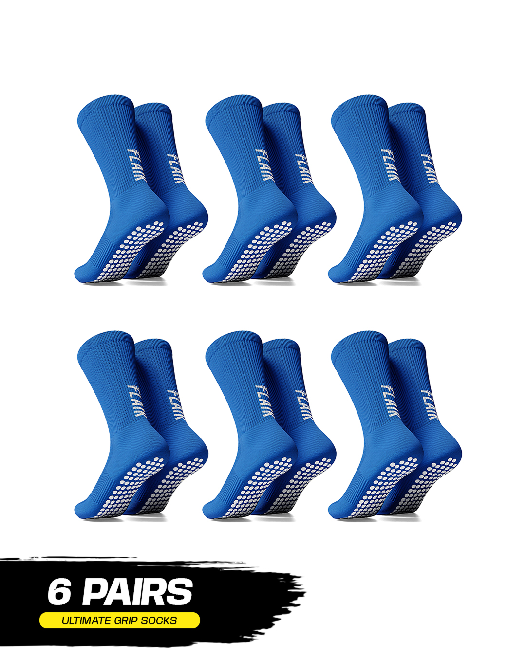 Lot de 6 paires de chaussettes Pro Grip
