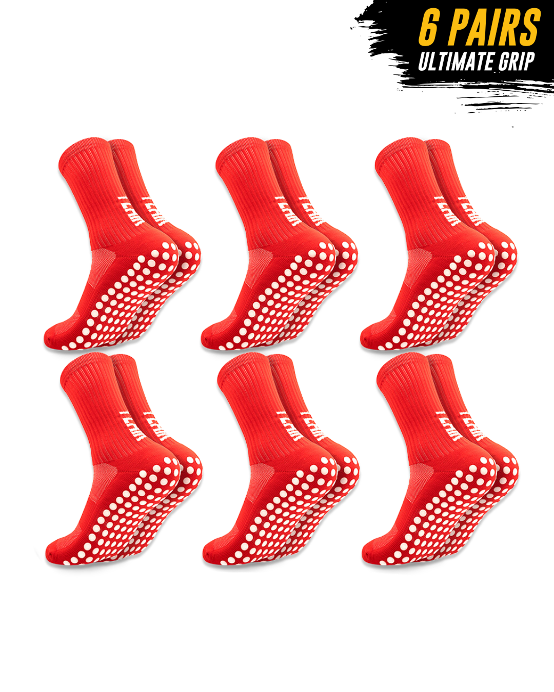 Esclusivo Pacchetto Da 6 Paia - Calzettoni Pro Grip<br>