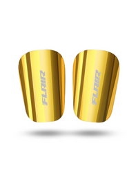 Gold shin pads