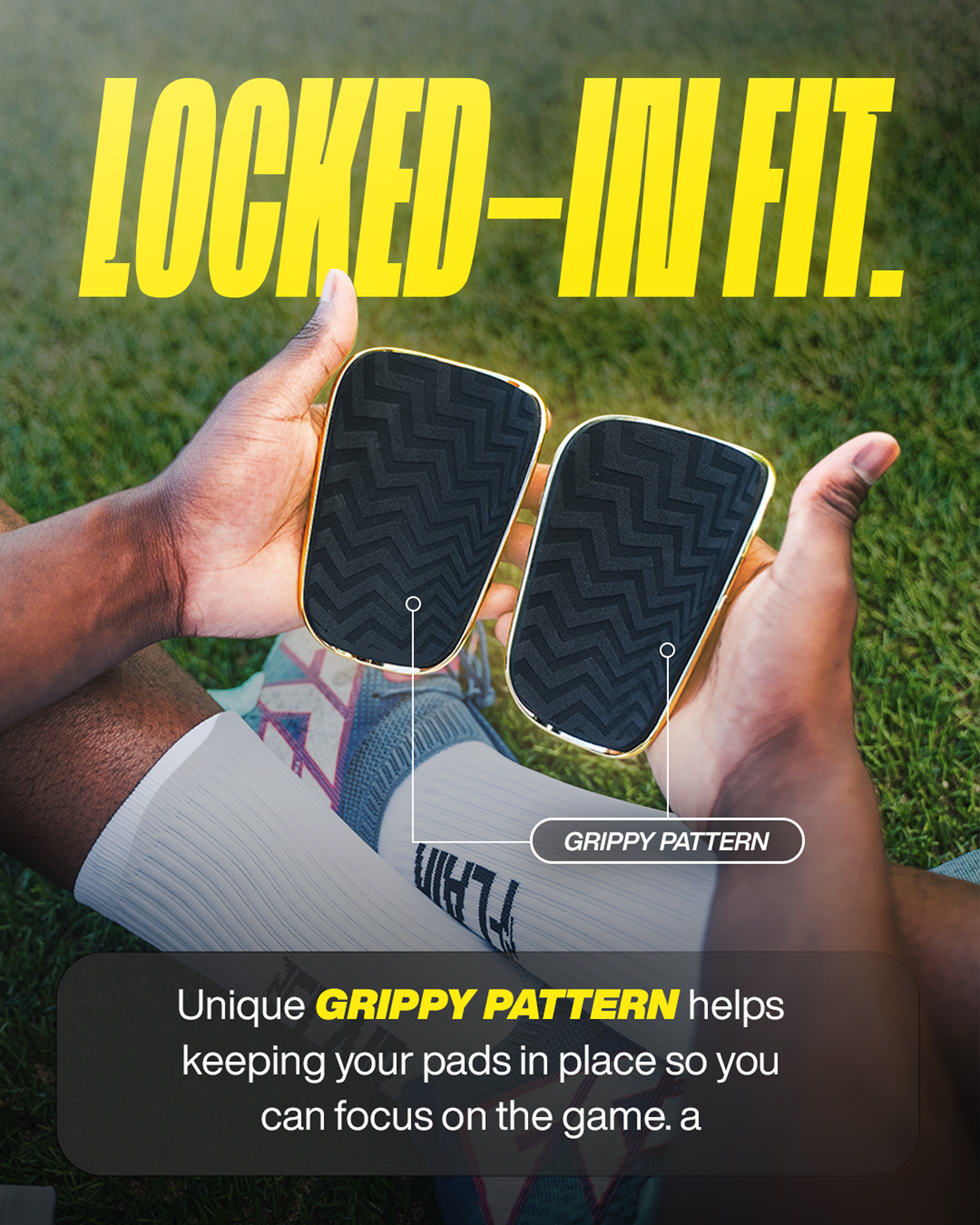 Gouden scheenbeschermers