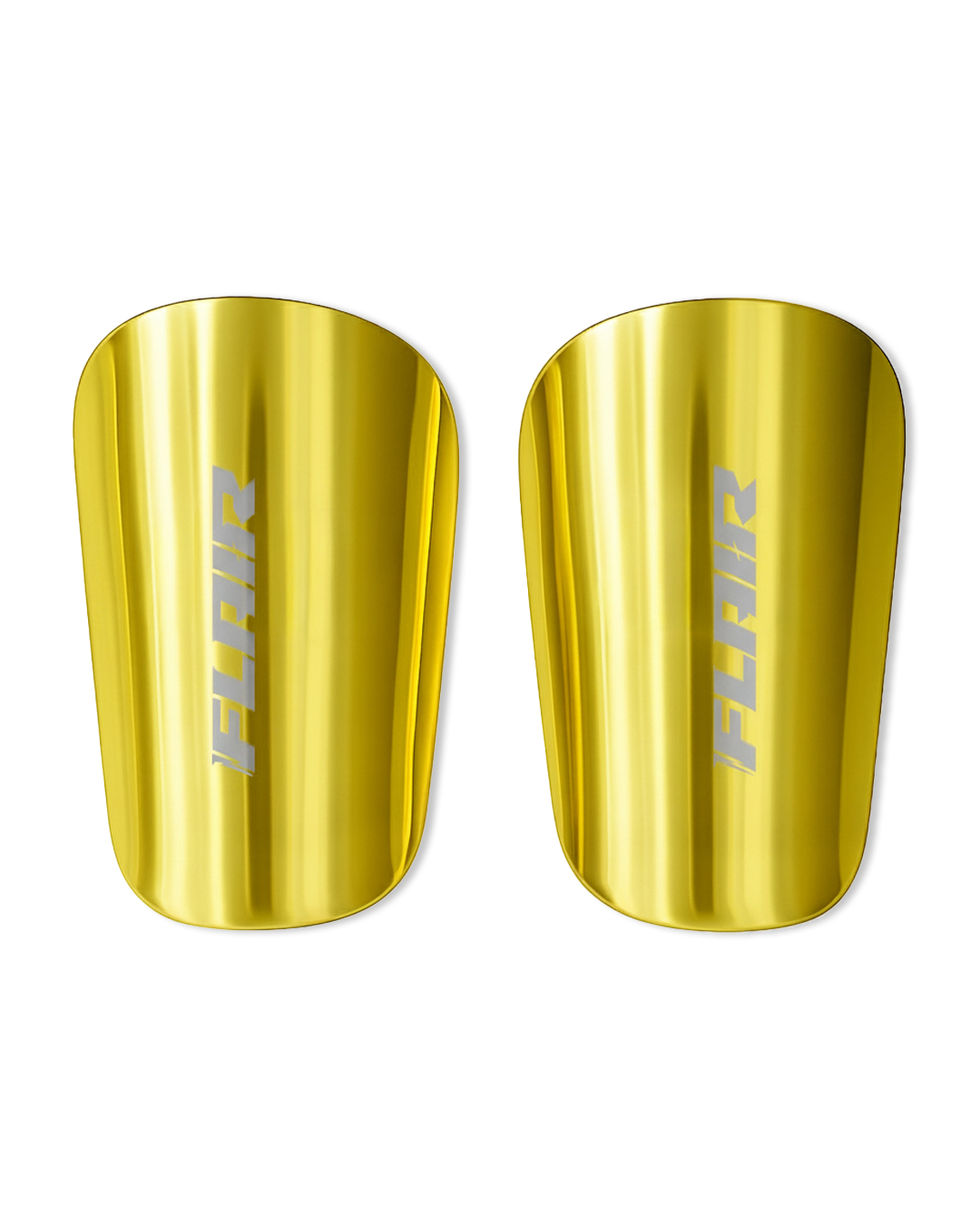 Gold shin pads